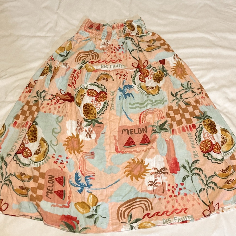 Paper Heart size S midi skirt Spring and Summer